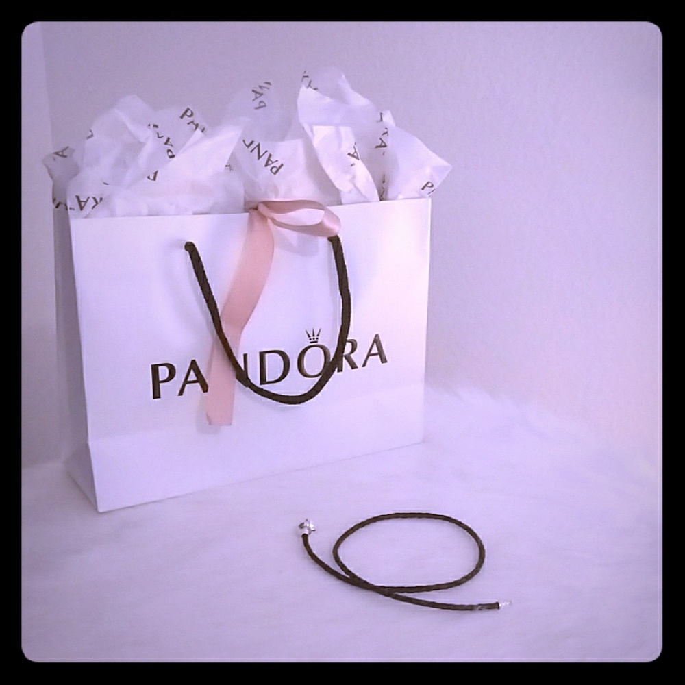 ‼️Final Price‼️ Black Wrap Pandora Bracelet